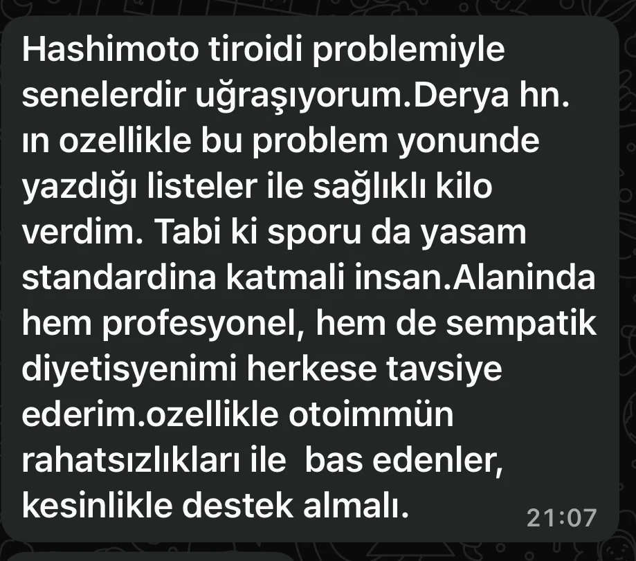 Danışan Yorumu
